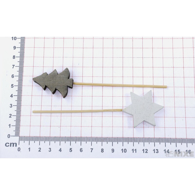 ZÁPICH D VÁNOCE 4x12cm 10ks*MIX BAREV