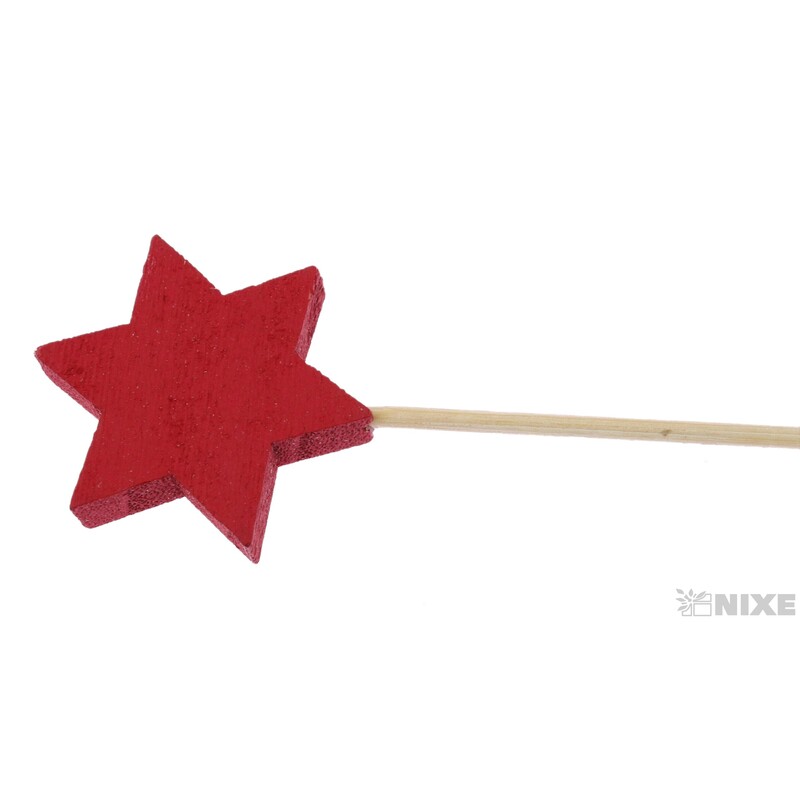 ZÁPICH D HVĚZDA 4x12cm 10ks*ČERVENÁ