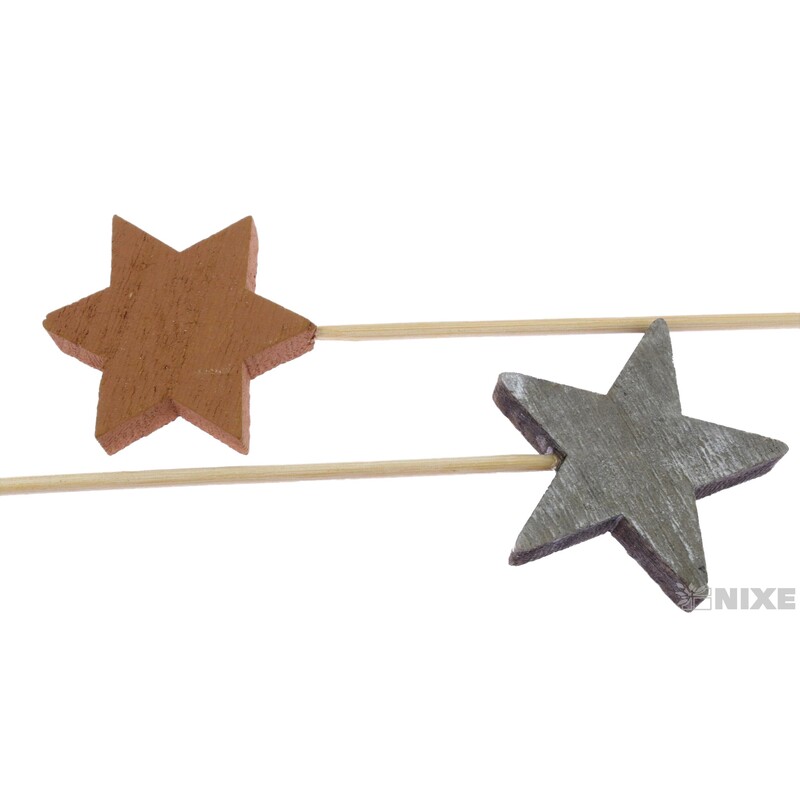 ZÁPICH D HVĚZDA 4x12cm 10ks*MIX BAREV