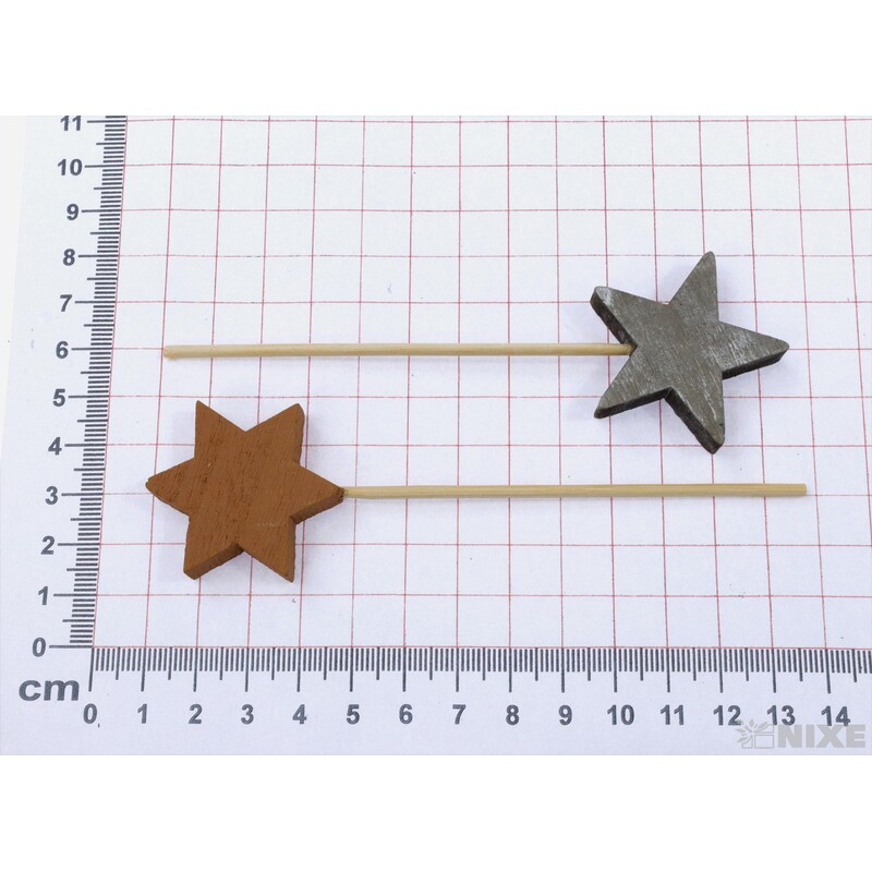 ZÁPICH D HVĚZDA 4x12cm 10ks*MIX BAREV