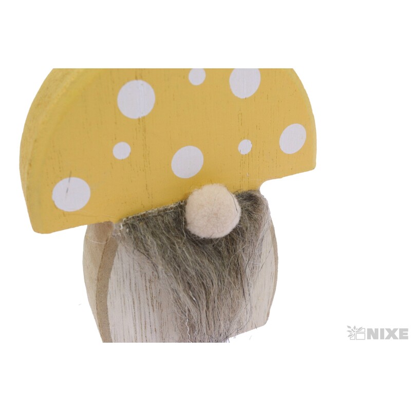 MUCHOMŮRKA D 8x10cm*ŽLUTÁ