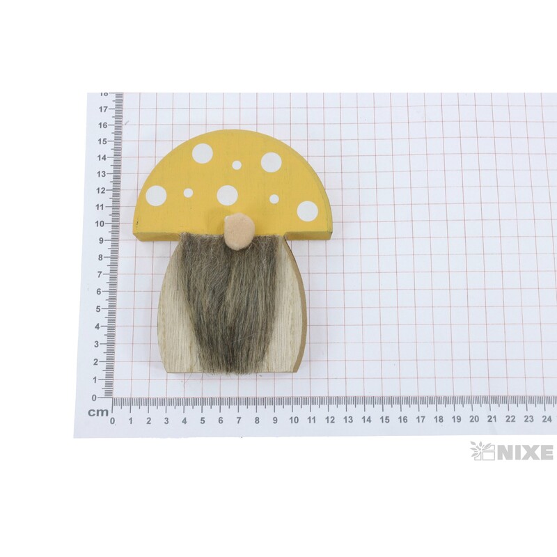 MUCHOMŮRKA D 10x13cm*ŽLUTÁ