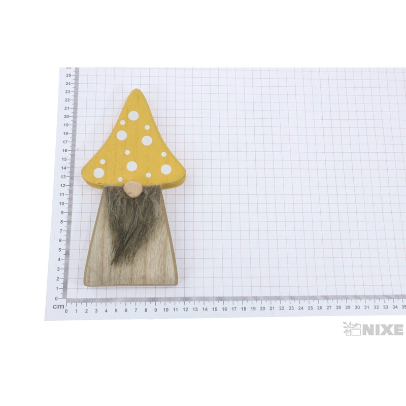 MUCHOMŮRKA D 11x21cm*ŽLUTÁ