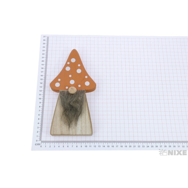 MUCHOMŮRKA D 11x21cm*ORANŽOVÁ