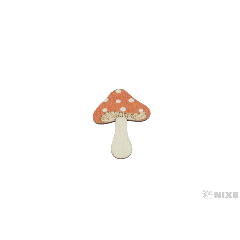 MUCHOMŮRKA NALEPOVACÍ 2,5x3,5cm 6ks*