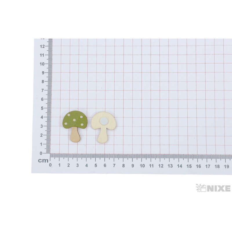 MUCHOMŮRKA NALEPOVACÍ 2,5x3,5cm 6ks*