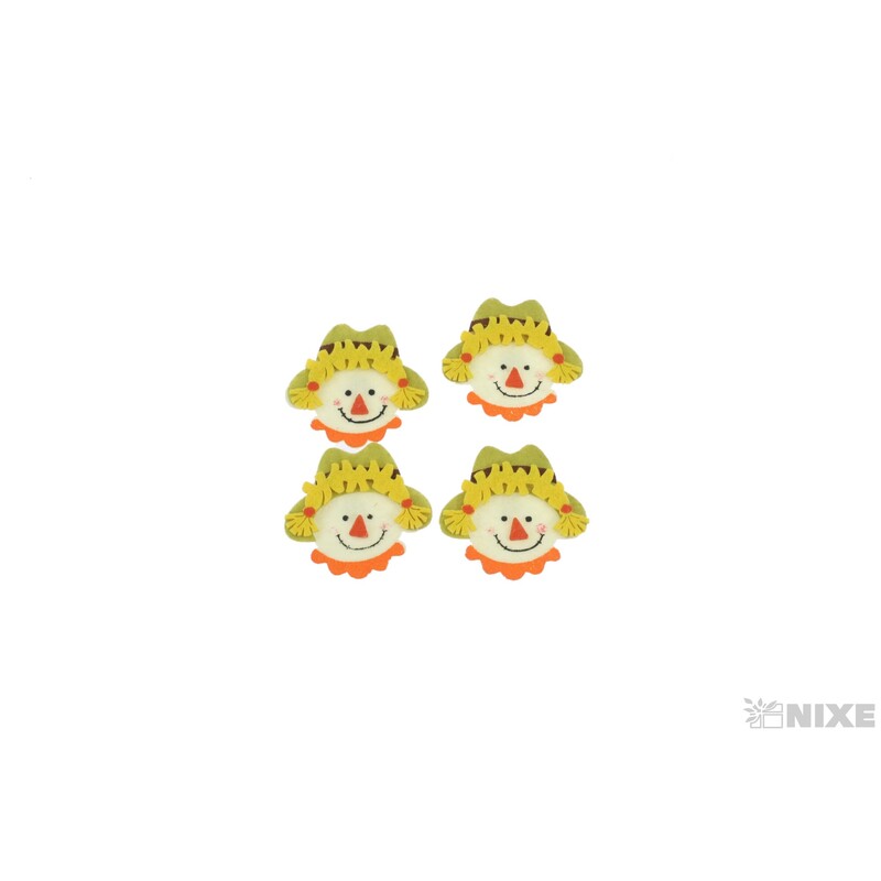 STRAŠÁK FILC NALEP 5cm 4ks*MIX BAREV