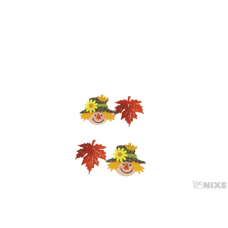 PODZIM FILC NALEP 5cm 4ks*MIX BAREV