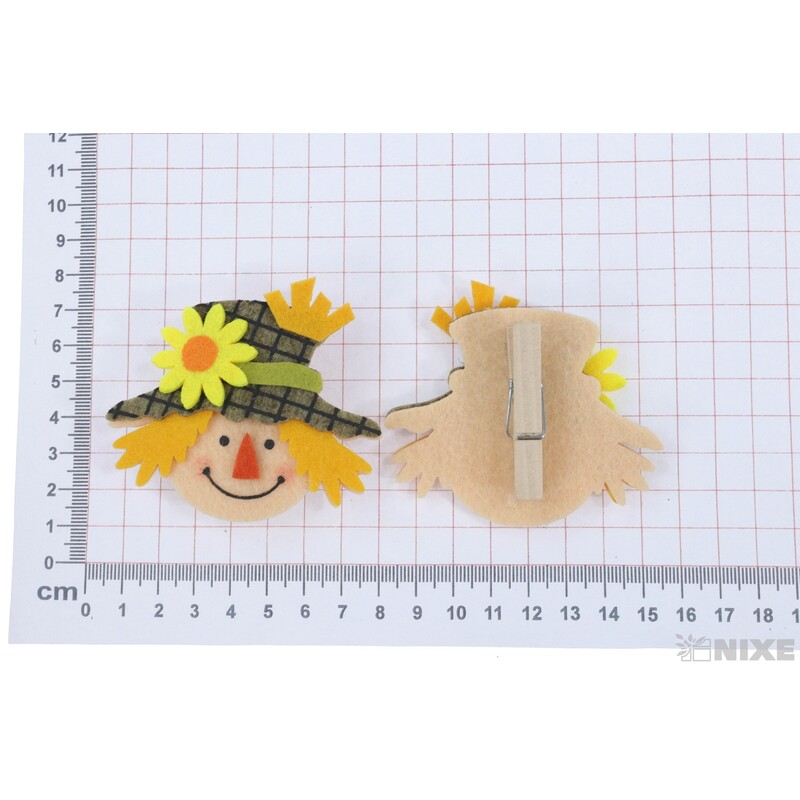 OZDOBNÝ KOLÍČEK PODZIM 7cm 3ks*