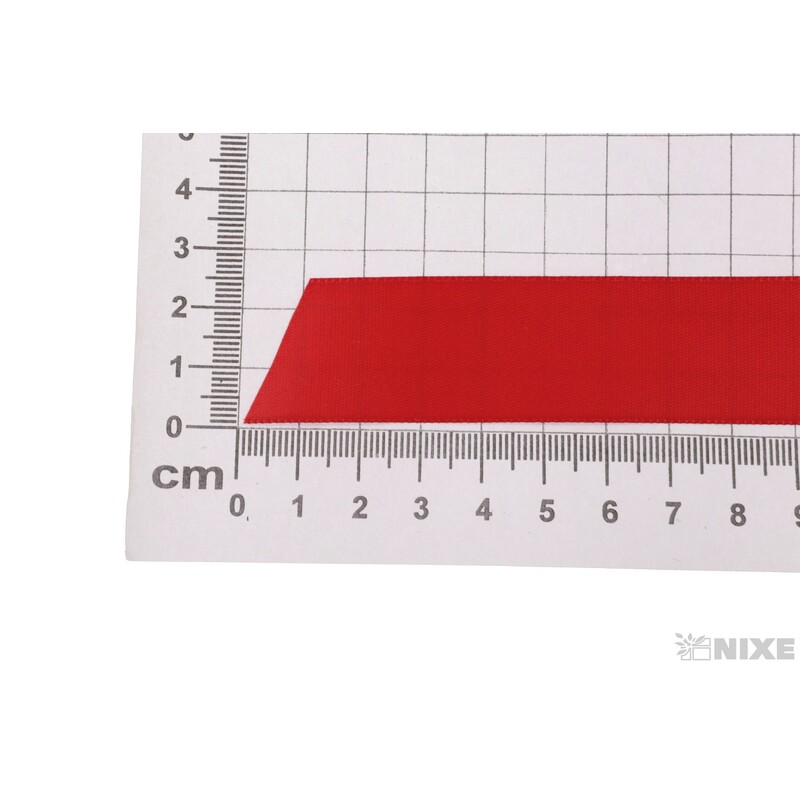 ATLASOVÁ STUHA MAT OB. 24mmx20m*ČERVENÁ 103643