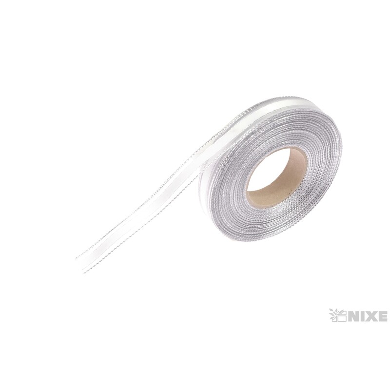 PES MONOF. DR. 15mmx25m*BÍLÁ+STŘÍBRNÁ 103100-2