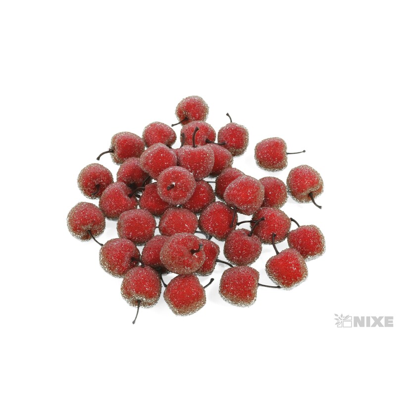 JABLÍČKA 3cm 35ks*ČERVENÁ