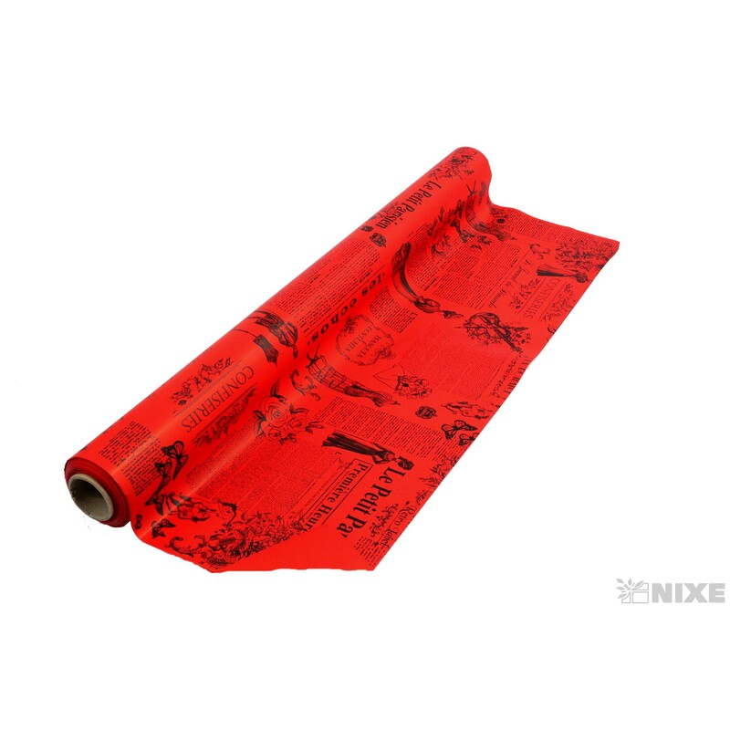 ROLE PERLA ROMANCE 70cmx40m*ČERVENÁ