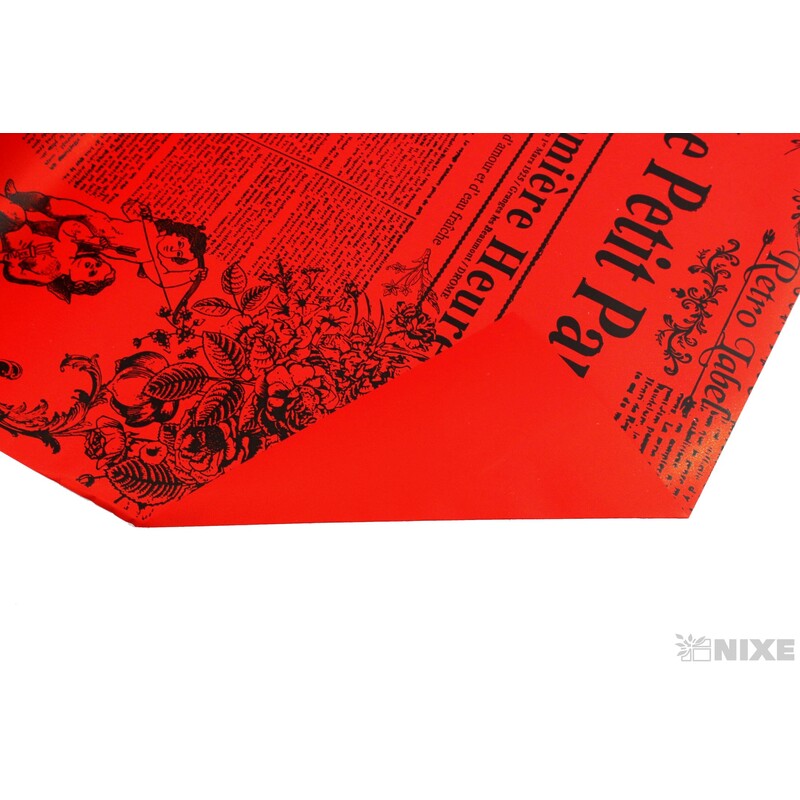 ROLE PERLA ROMANCE 70cmx40m*ČERVENÁ