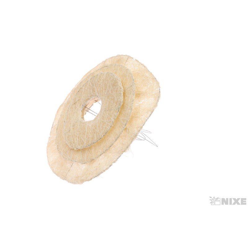 PODLOŽKA SISAL KRUH 25x11cm 20x9 15x5*BÍLÁ