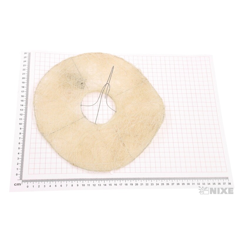 PODLOŽKA SISAL KRUH 25x11cm 20x9 15x5*BÍLÁ