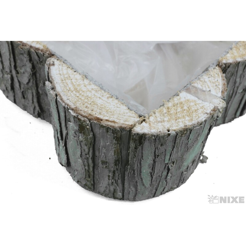 OBAL SRDCE KŮRA 27x4cm*BÍLÁ