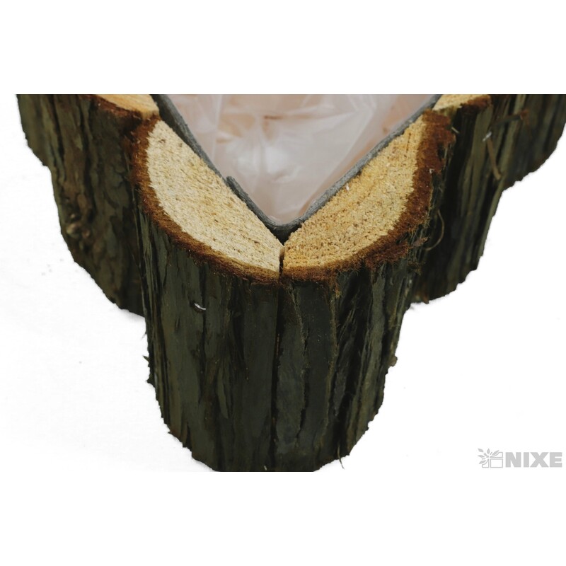 OBAL SRDCE KŮRA 35x7cm*HNĚDÁ