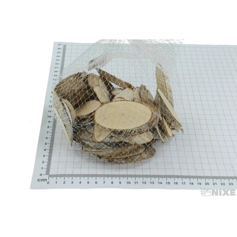 DŘEVO BŘÍZA 9x4cm 24ks*PŘÍRODNÍ