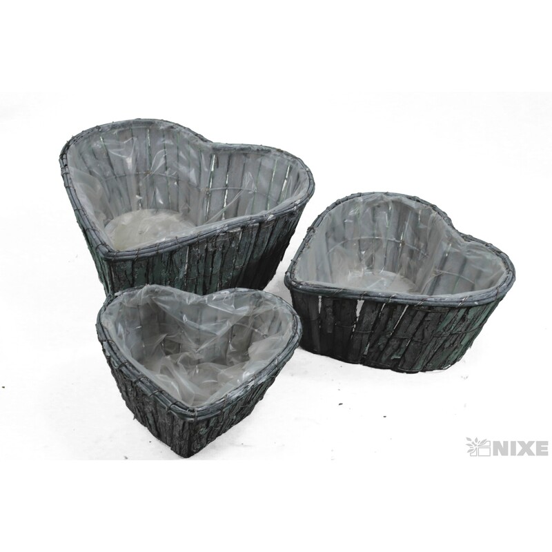 OBAL KŮRA SRDCE 19x19x8 24x22x10 29x30x12cm*