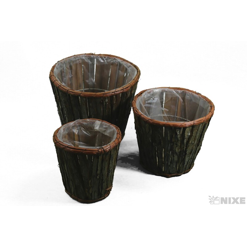 OBAL KŮRA 14x15 20x16 23x20cm*HNĚDÁ