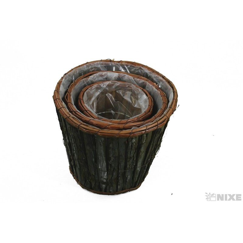 OBAL KŮRA 14x15 20x16 23x20cm*HNĚDÁ