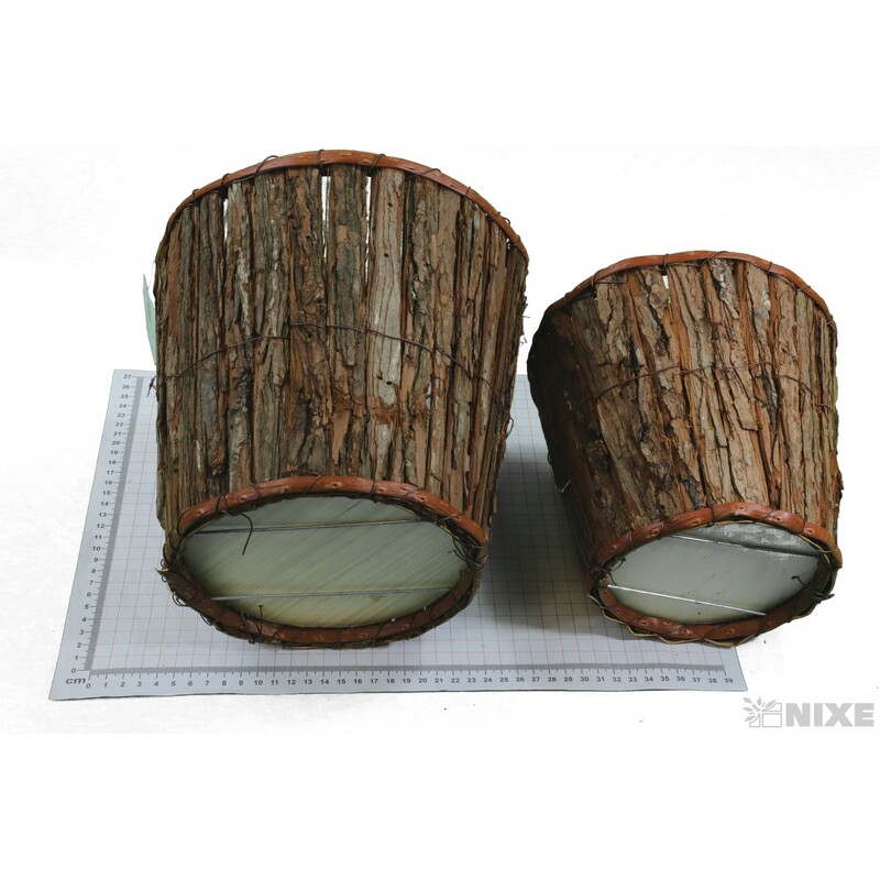 OBAL KŮRA 14x15 20x16 23x20cm*HNĚDÁ