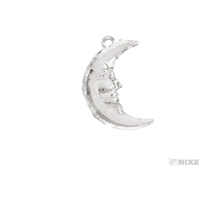 ZÁVĚS AKRYL MĚSÍC 4cm 20ks*