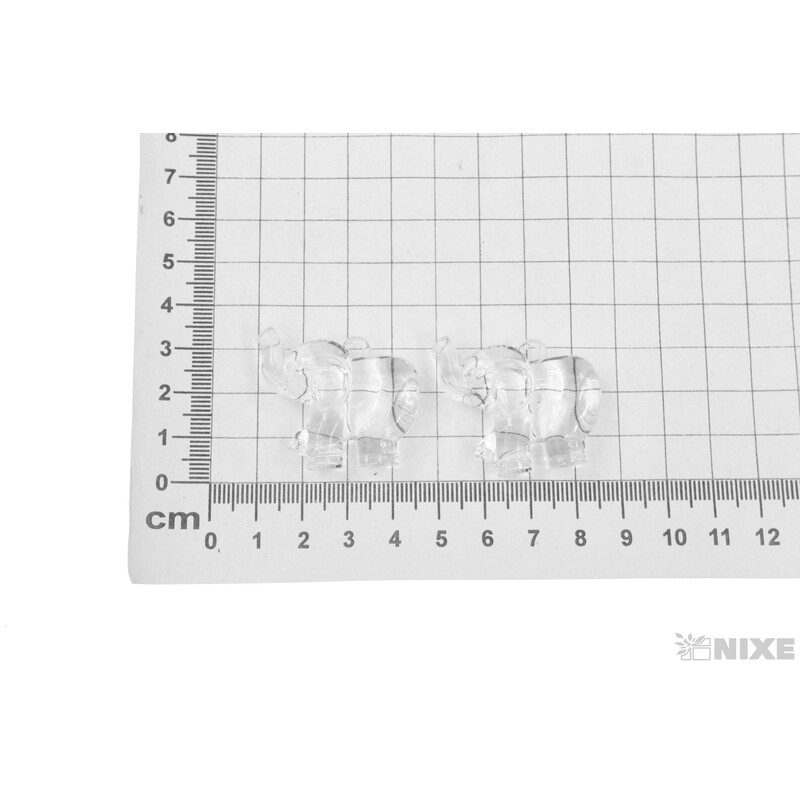 ZÁVĚS AKRYL SLON 3,5x2,5cm 15ks*