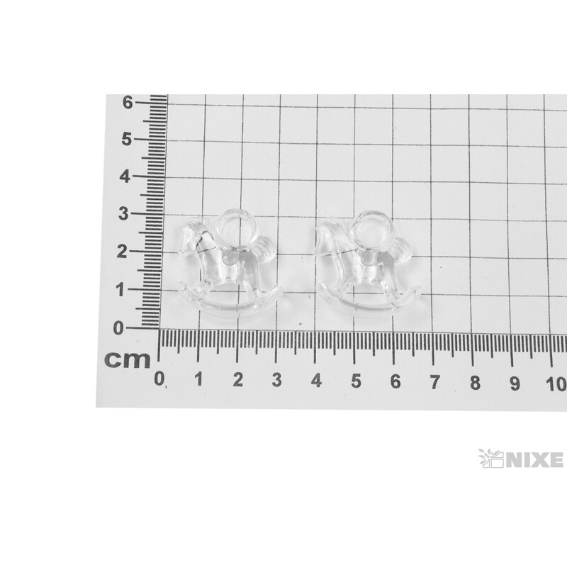 ZÁVĚS AKRYL KONÍK 2,5cm 20ks*