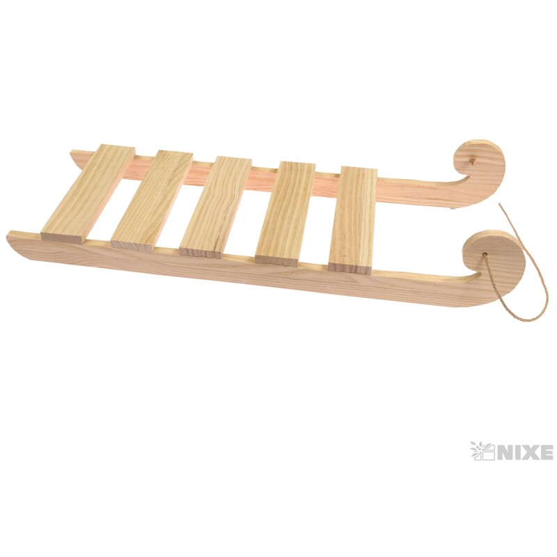 SÁŇKY DŘEVO 59cm*MIX BAREV