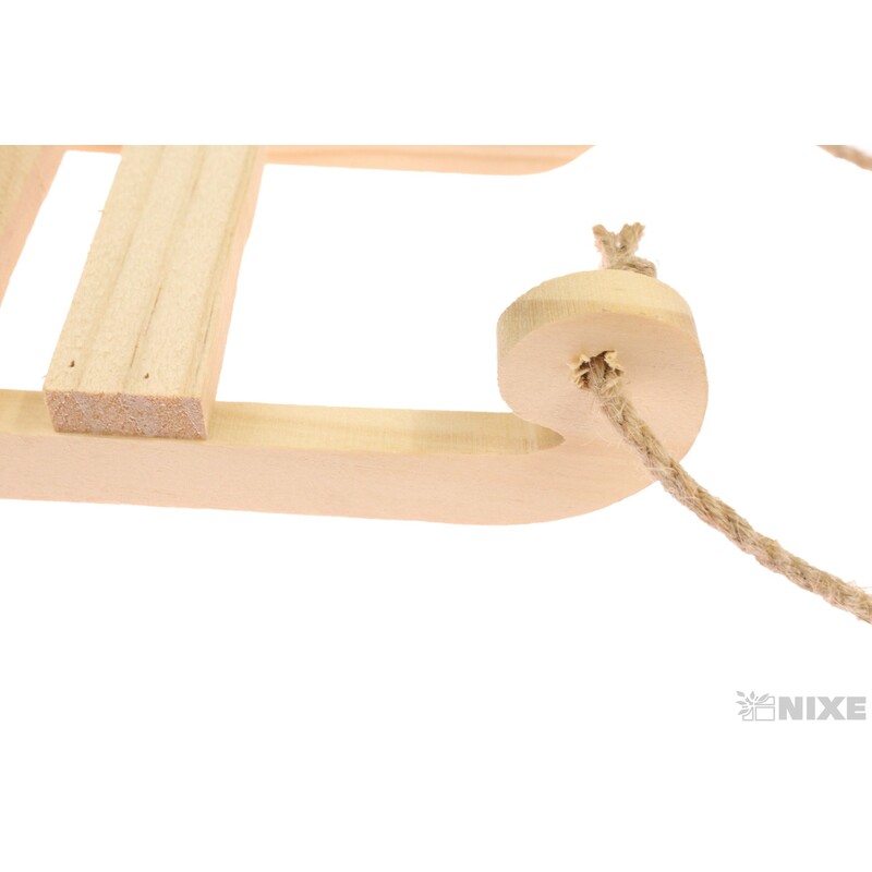 SÁŇKY DŘEVO 22cm*PŘÍRODNÍ