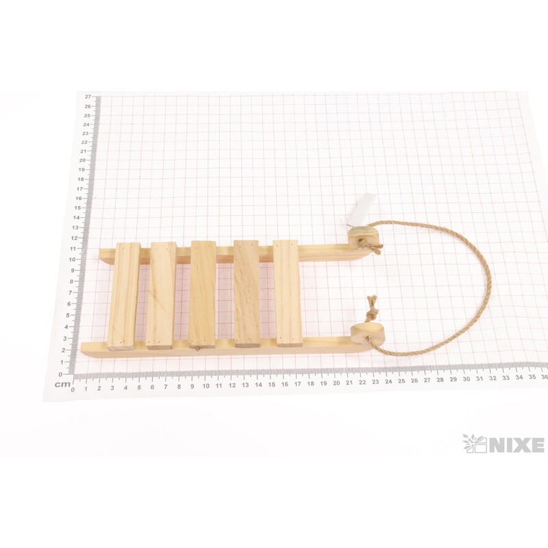 SÁŇKY DŘEVO 22cm*PŘÍRODNÍ