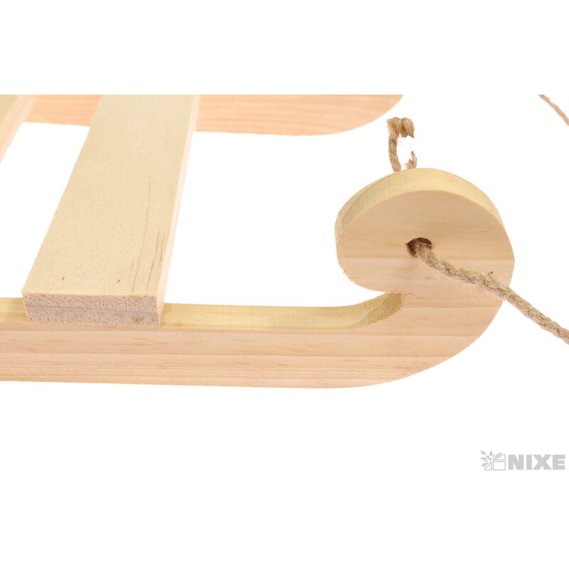 SÁŇKY DŘEVO 39cm*PŘÍRODNÍ