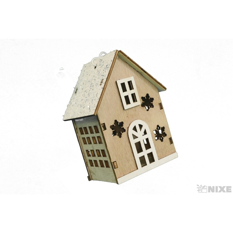 ZÁVĚS DOMEČEK 10cm*MIX BAREV