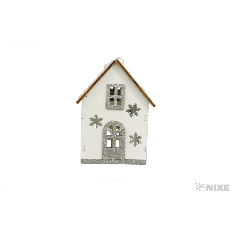 ZÁVĚS DOMEČEK 10cm*MIX BAREV