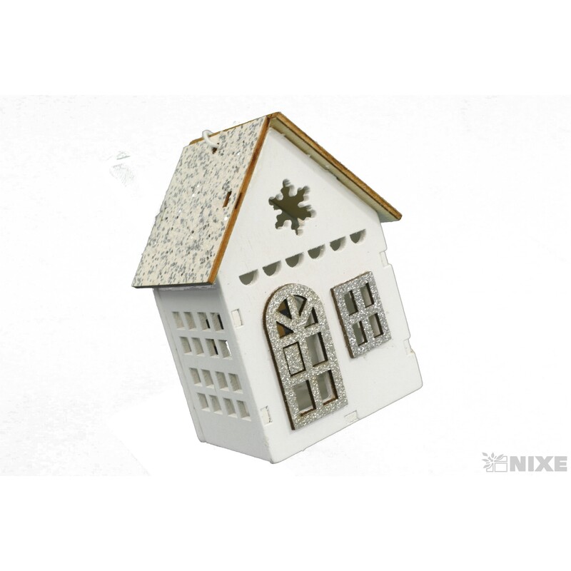 ZÁVĚS DOMEČEK 10cm*MIX BAREV