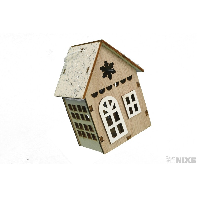 ZÁVĚS DOMEČEK 10cm*MIX BAREV