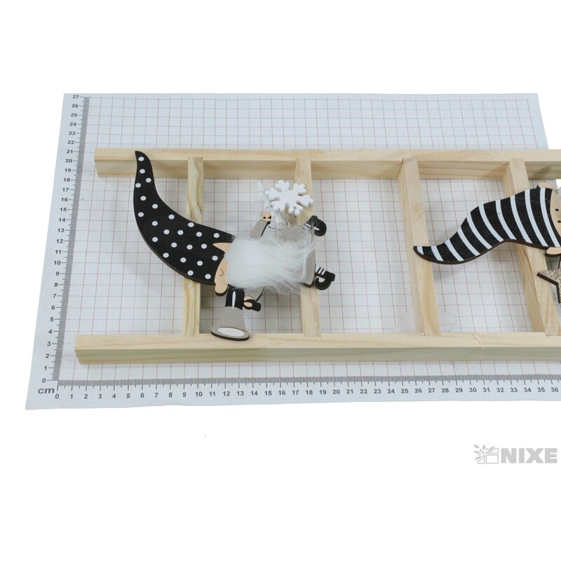 ŽEBŘÍK VÁNOCE 60cm*MIX BAREV