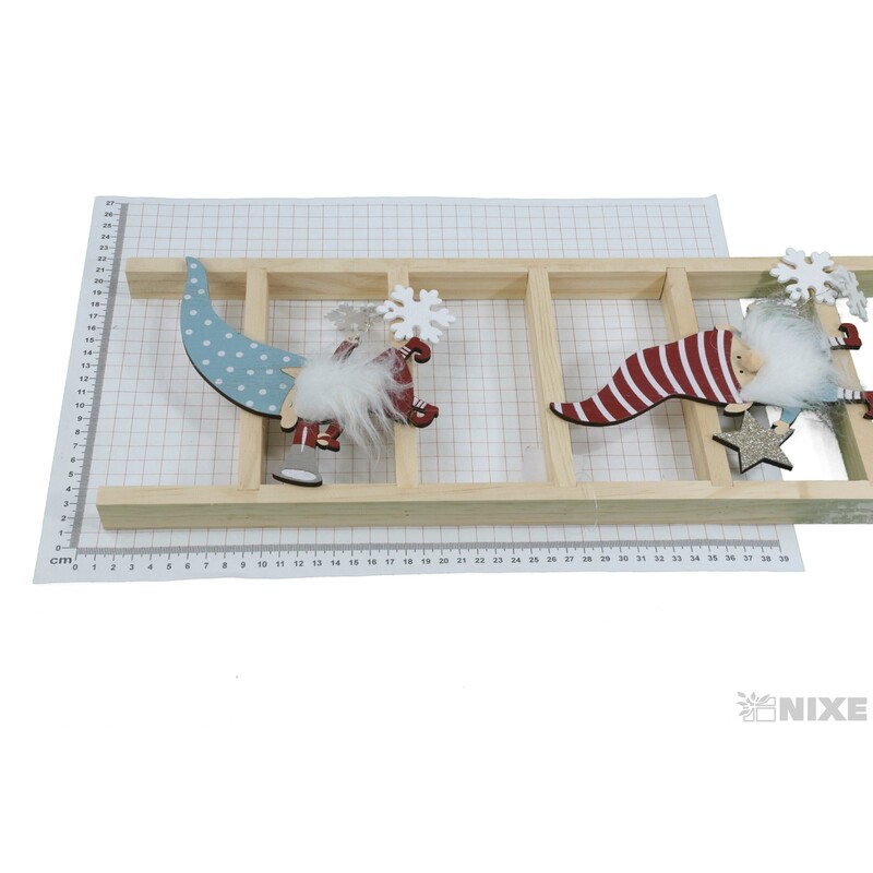 ŽEBŘÍK VÁNOCE 60cm*MIX BAREV