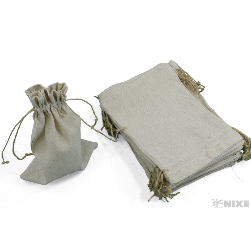 SÁČEK JUTA 15x23cm*BÍLÁ