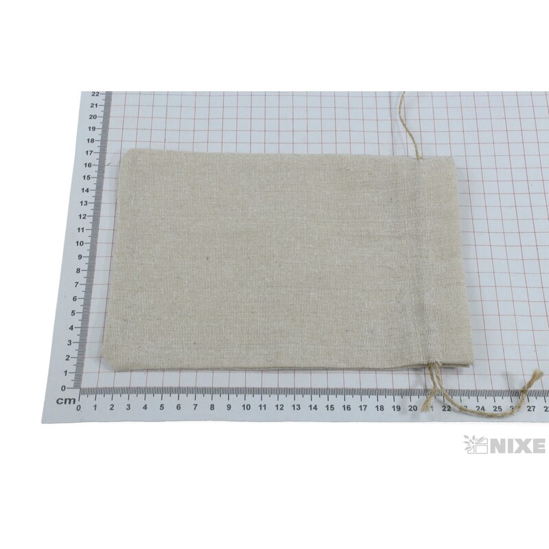 SÁČEK JUTA 15x23cm*BÍLÁ