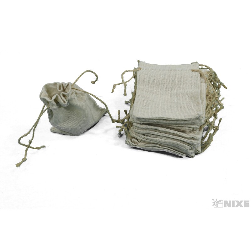 SÁČEK JUTA 09x11cm*BÍLÁ