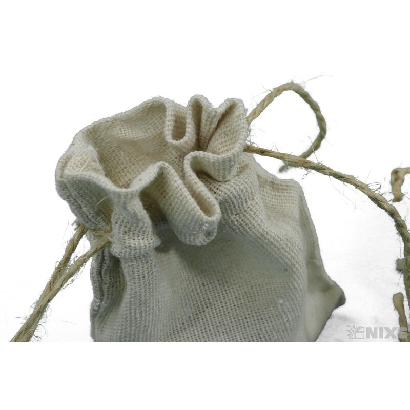 SÁČEK JUTA 09x11cm*BÍLÁ