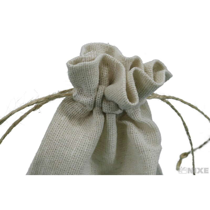 SÁČEK JUTA 11x16cm*BÍLÁ