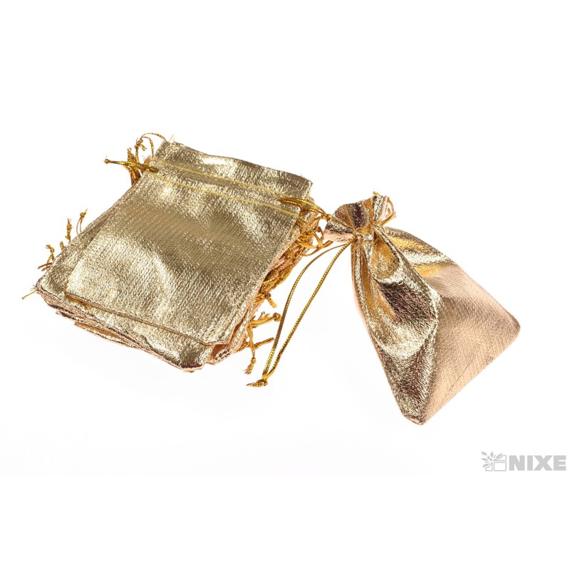 SÁČEK METAL 08x10cm*ZLATÁ