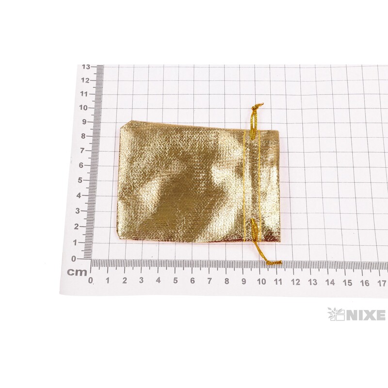 SÁČEK METAL 08x10cm*ZLATÁ