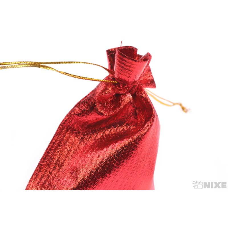 SÁČEK METAL 08x10cm*ČERVENÁ