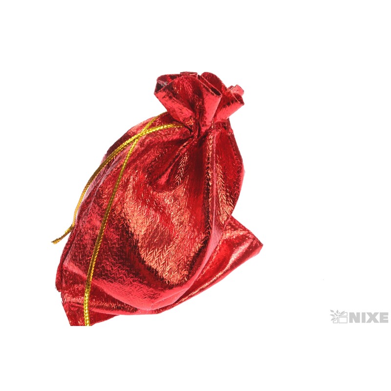 SÁČEK METAL 09x12cm*ČERVENÁ