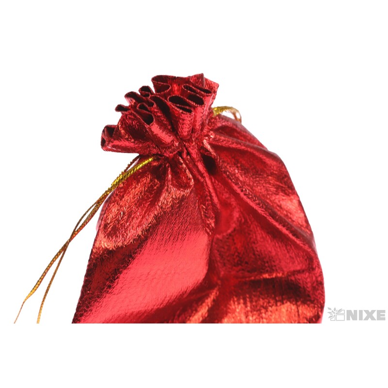 SÁČEK METAL 15x23cm*ČERVENÁ